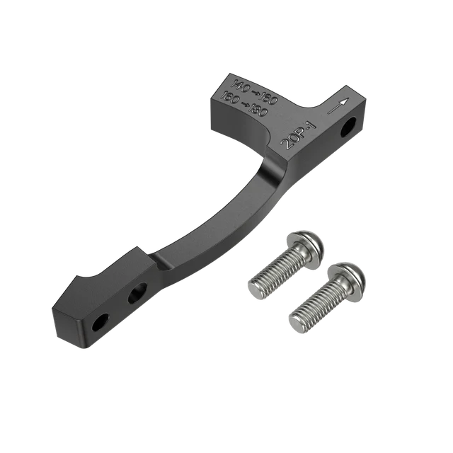 PM / PM SRAM P1 Disc 160/180mm (+20mm) Adapter przedniego / tylnego strzemienia + śruby i wkręty ze stali nierdzewnej