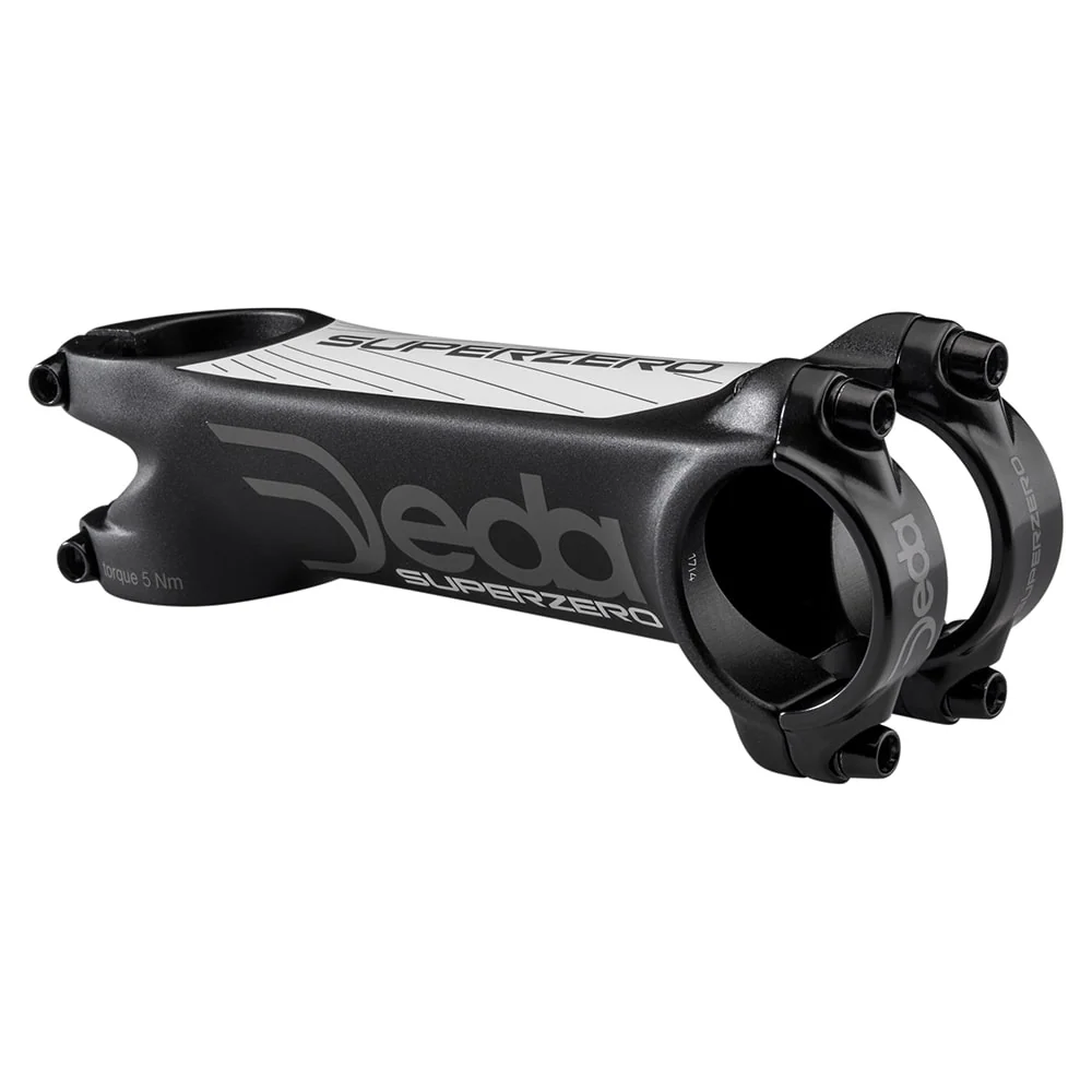 Mostek kierownicy SUPERZERO 31,7mm x 130mm kąt 82° biały DEDA-ELEMENTI