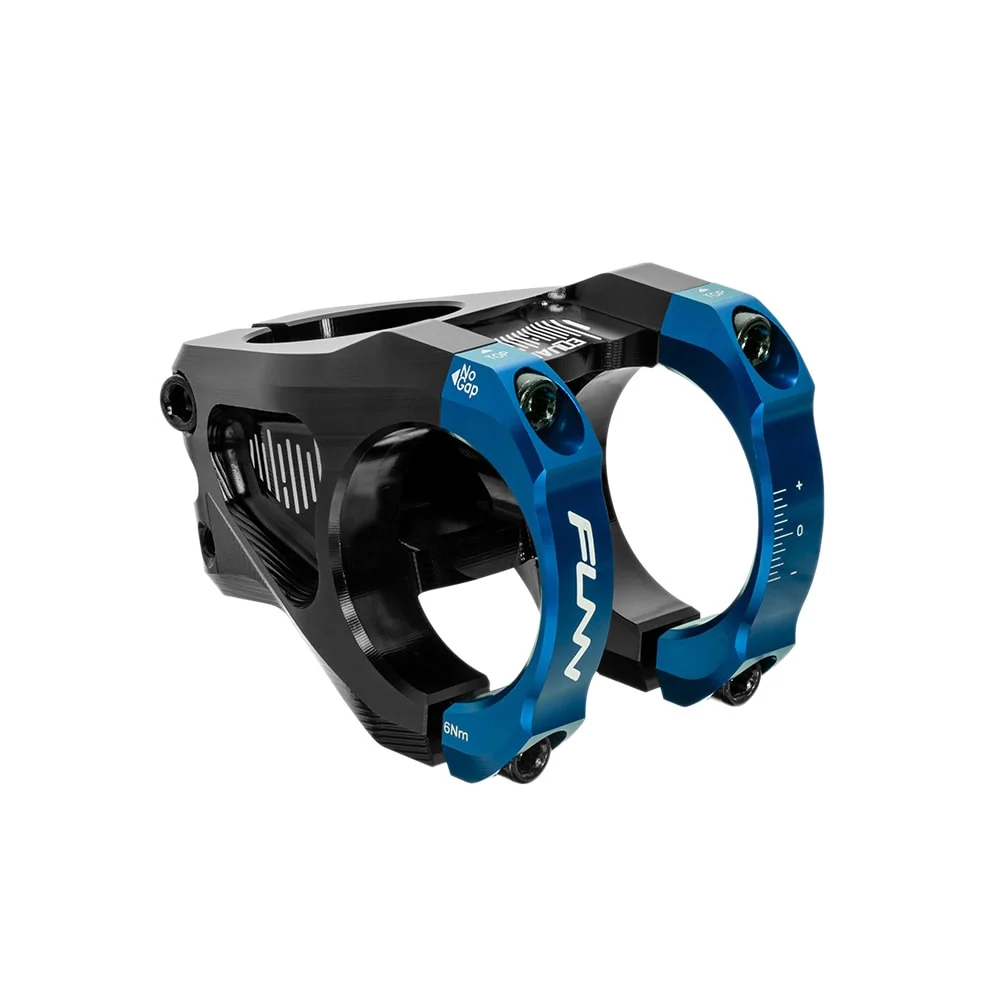 Mostek kierownicy EQUALIZER 31,8x42mm z aluminium Kąt 10° Niebieski FUNN