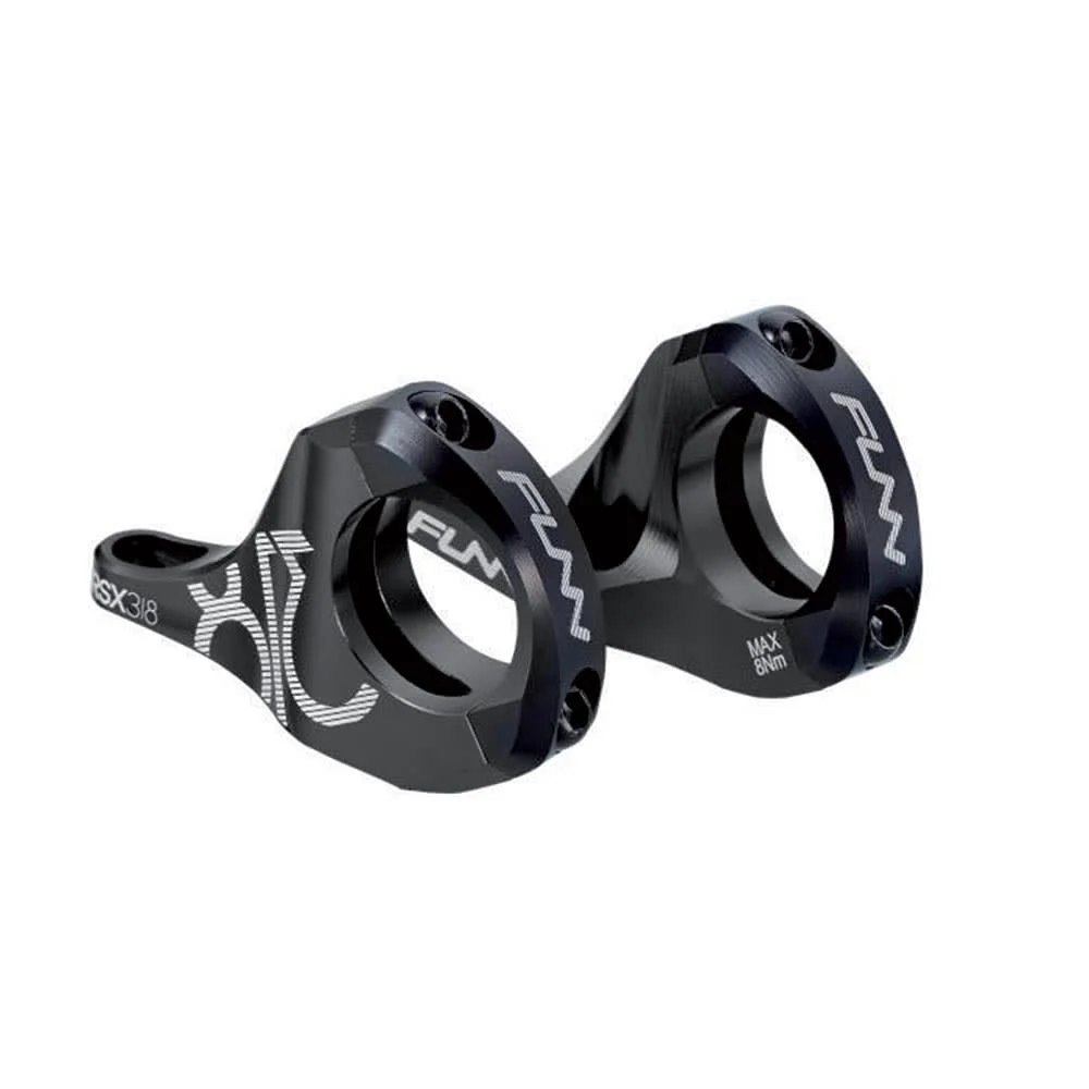 Mostek kierownicy RSX 31,8x45/50mm Regulowany kąt 30° Czarny FUNN