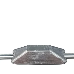 Aluminiumanod (al-Arm) 230g, 105*45*25 mm (160 mm), otwór 7*13 mm