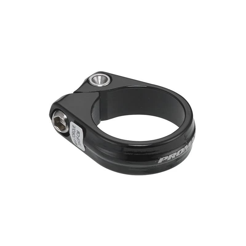 Obejma podsiodłowa cięta pod kątem 45° 34,9mm z aluminium czarna (OEM 1 sztuka) PROMAX