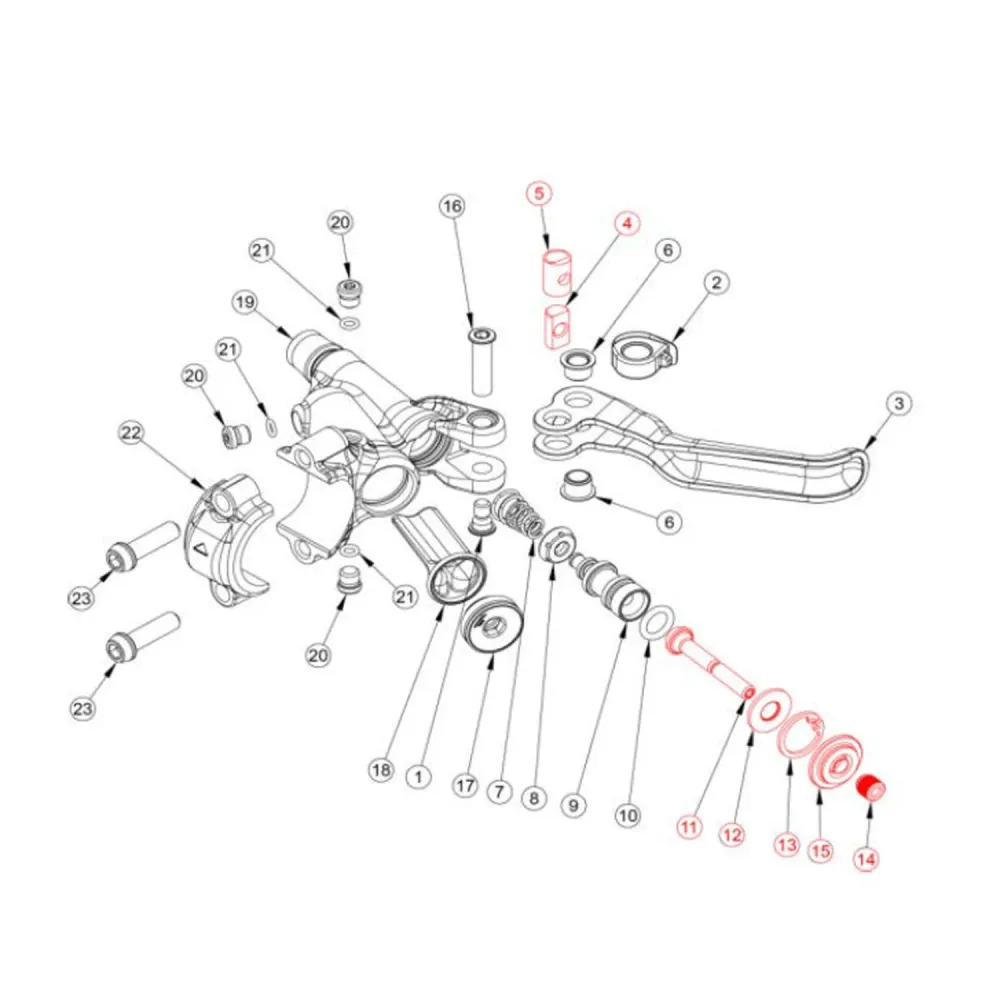 Zestaw do regulacji dźwigni FORMULA CURA #FD40272-20