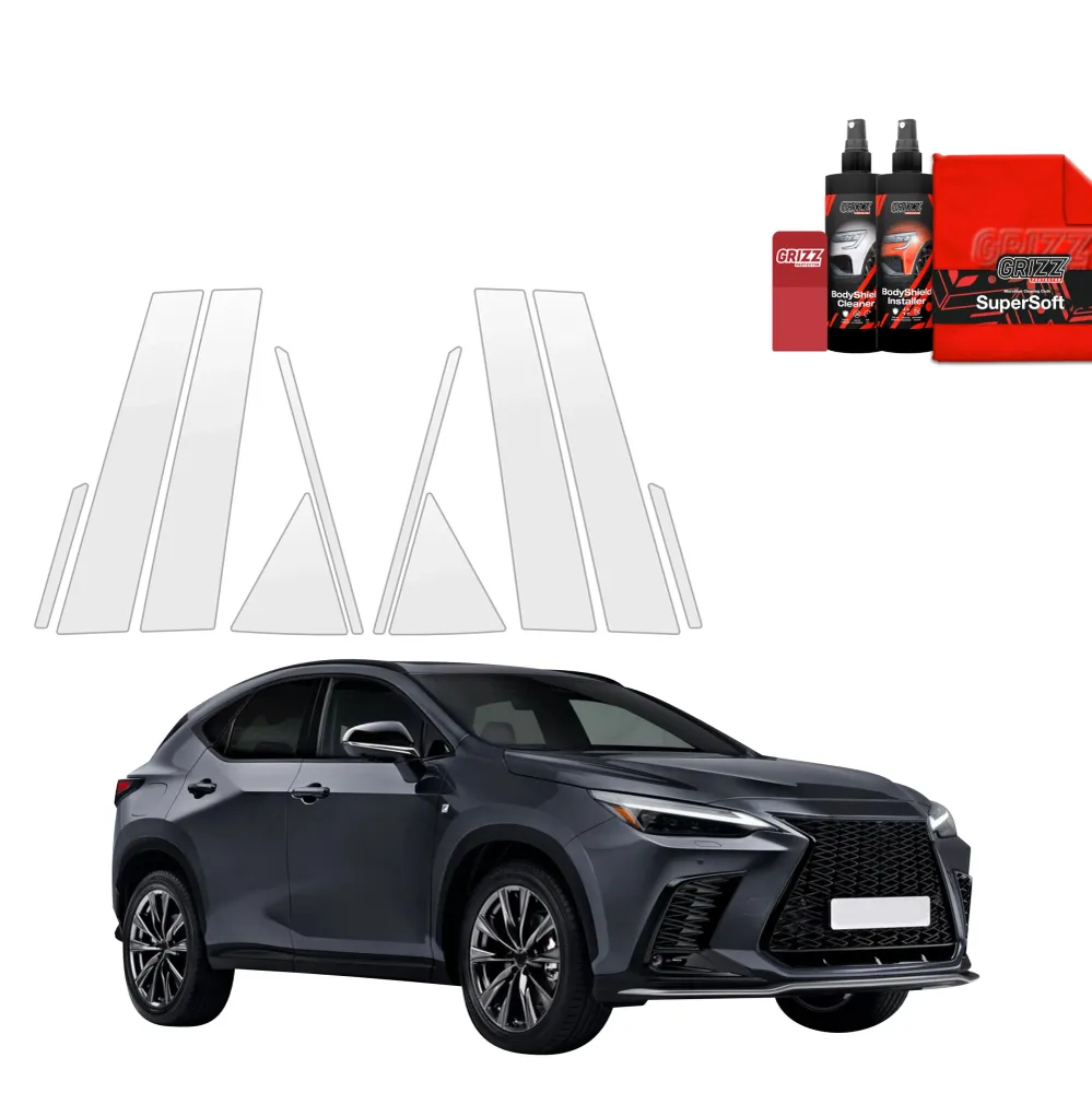 10w1 folia ochronna na słupek -B-C - Lexus NX 350h (2021-2023)