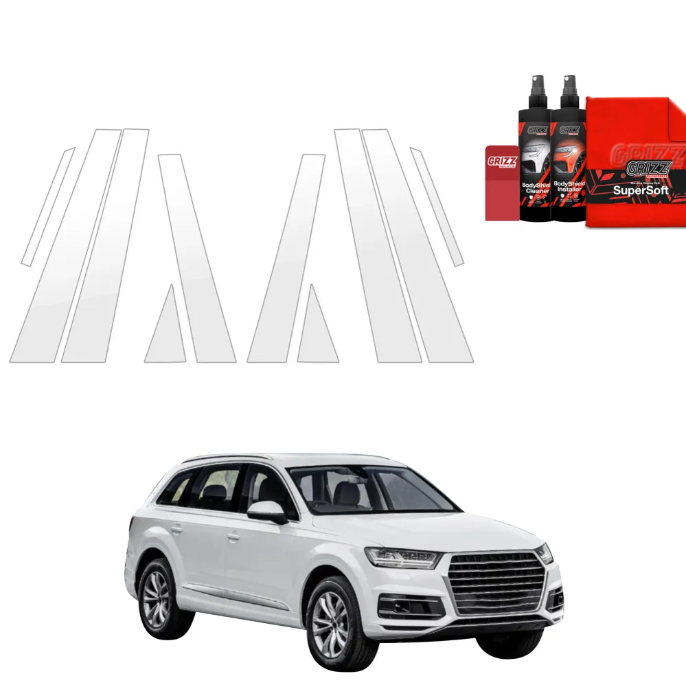 10w1 folia ochronna na słupek B-C - Audi Q7 (2015-2019)