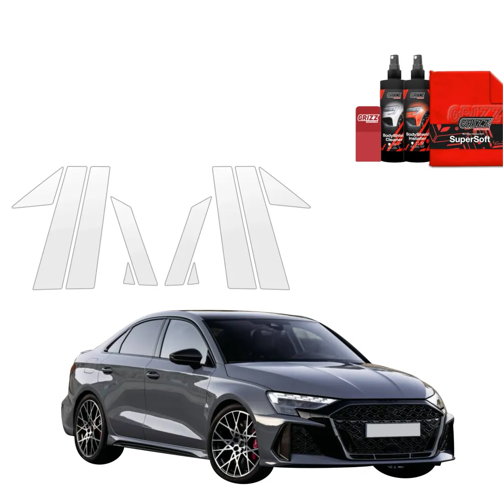 10w1 folia ochronna na słupek B-C - Audi RS3 (2025-2026)