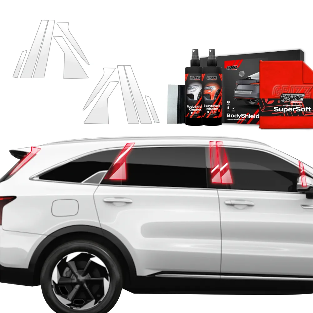 10w1 folia ochronna na słupki -B-C - Kia Sorento (2023-2026)