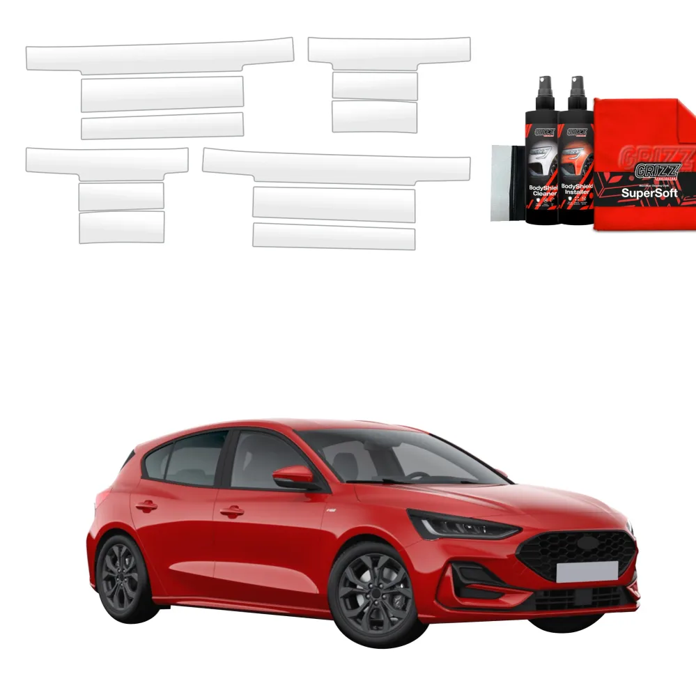 12w1 folia ochronna na progi - Ford Focus ST-Line X Hatchback Facelift (2021-2025)