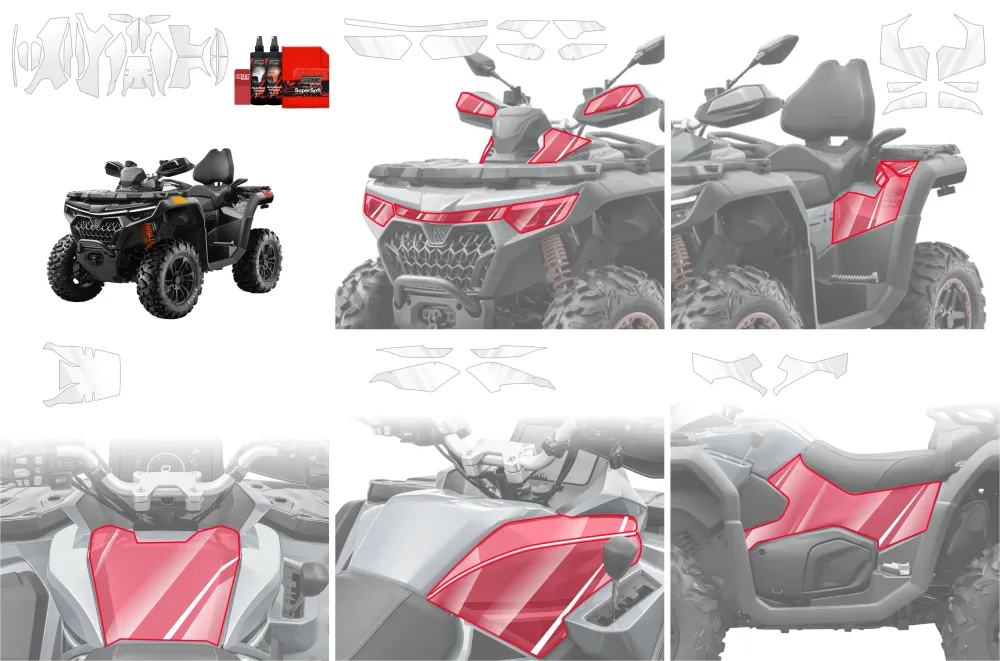 20w1 folia ochronna - CFMOTO CFORCE 1000 Touring (2024-2026)