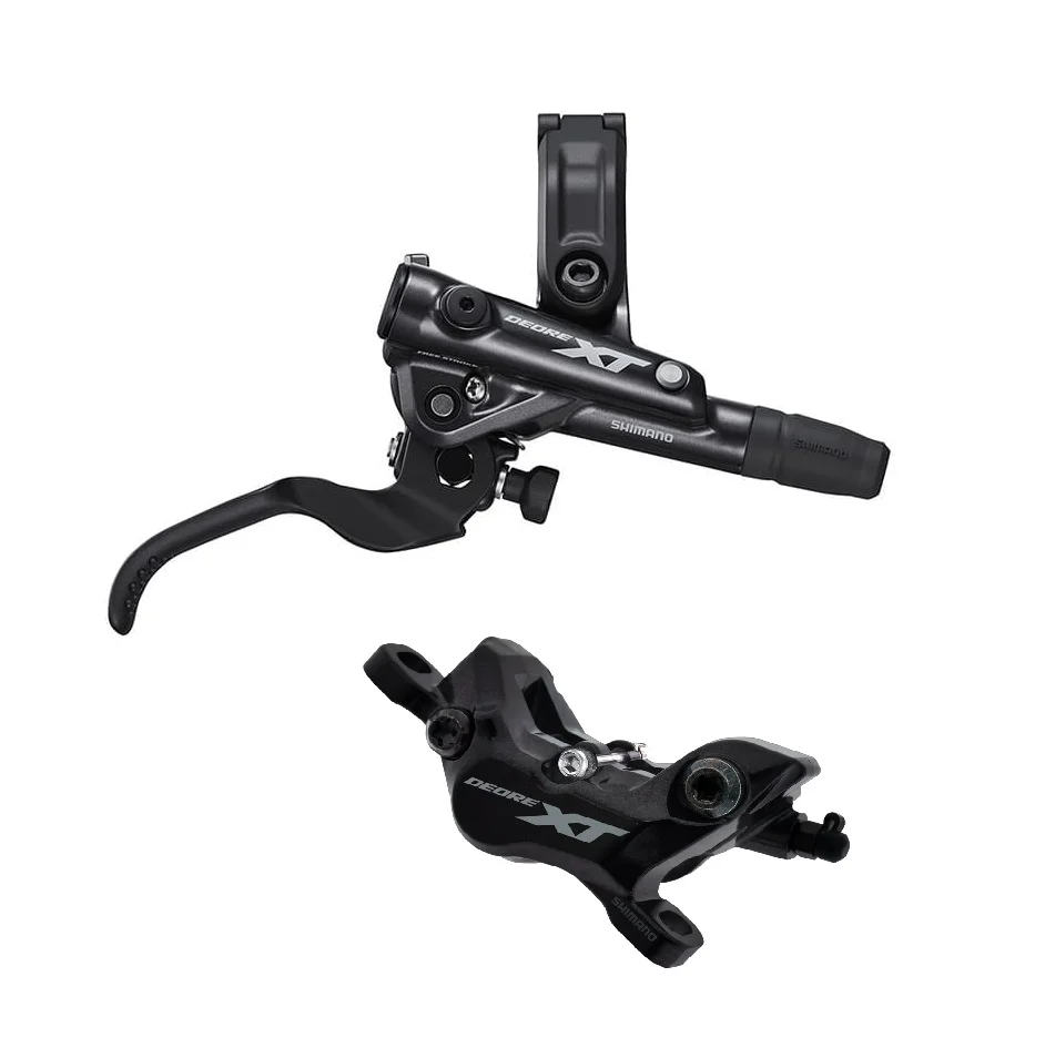 4-tłoczkowy hamulec tylny SHIMANO XT M8120 Standardowe klocki hamulcowe