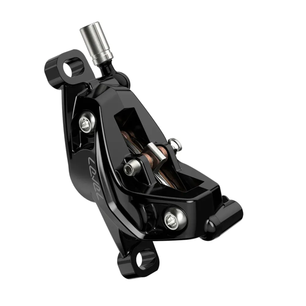 4-tłoczkowy hamulec tylny SRAM LEVEL SILVER STEALTH Czarny