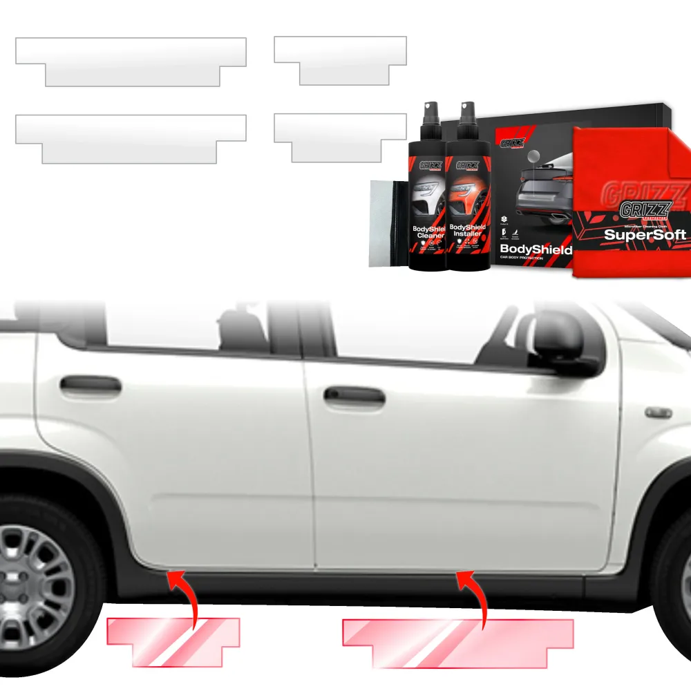 4w1 folia ochronna na progi - Fiat Panda (2020-2026)