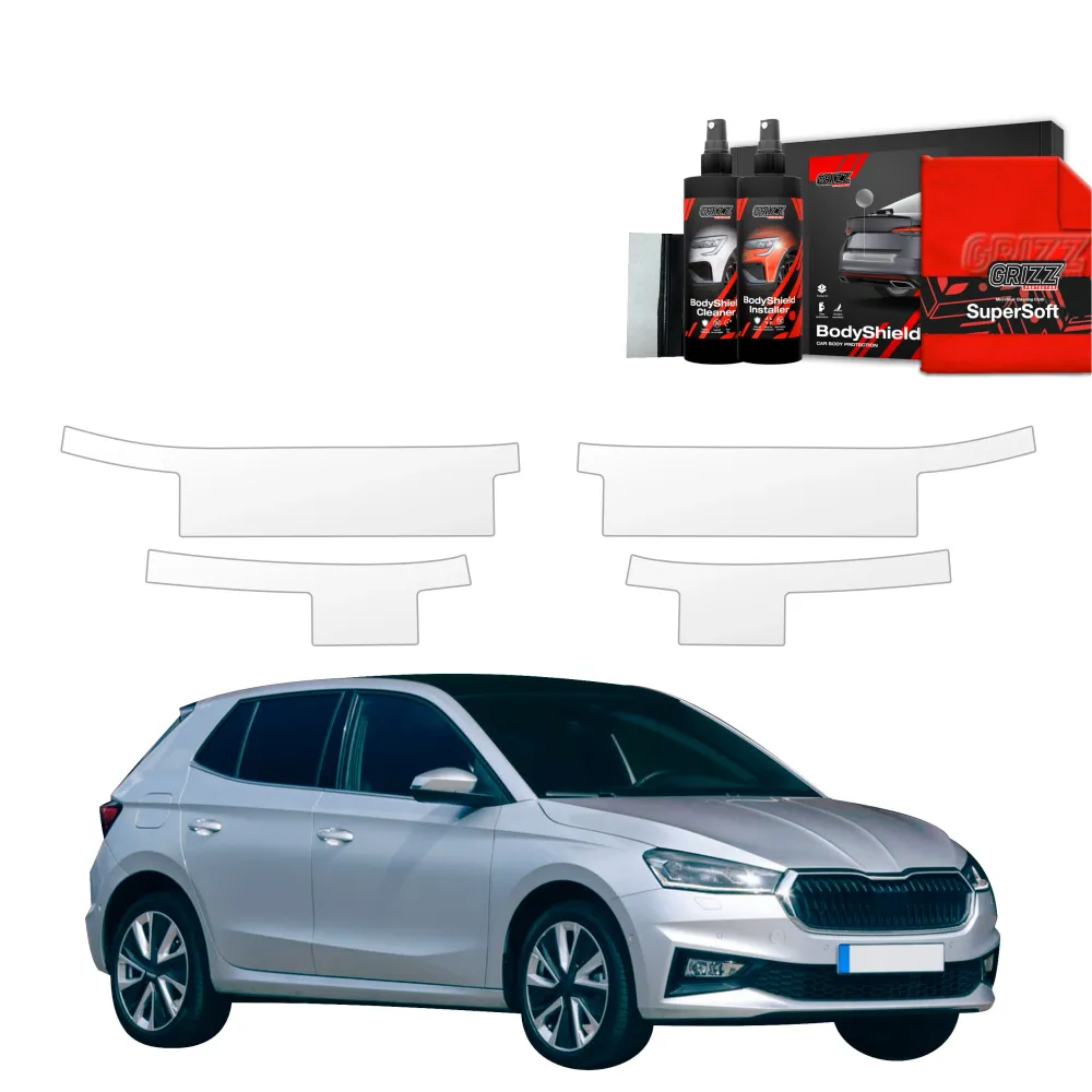 4w1 folia ochronna na progi - Skoda Fabia (2019-2026)