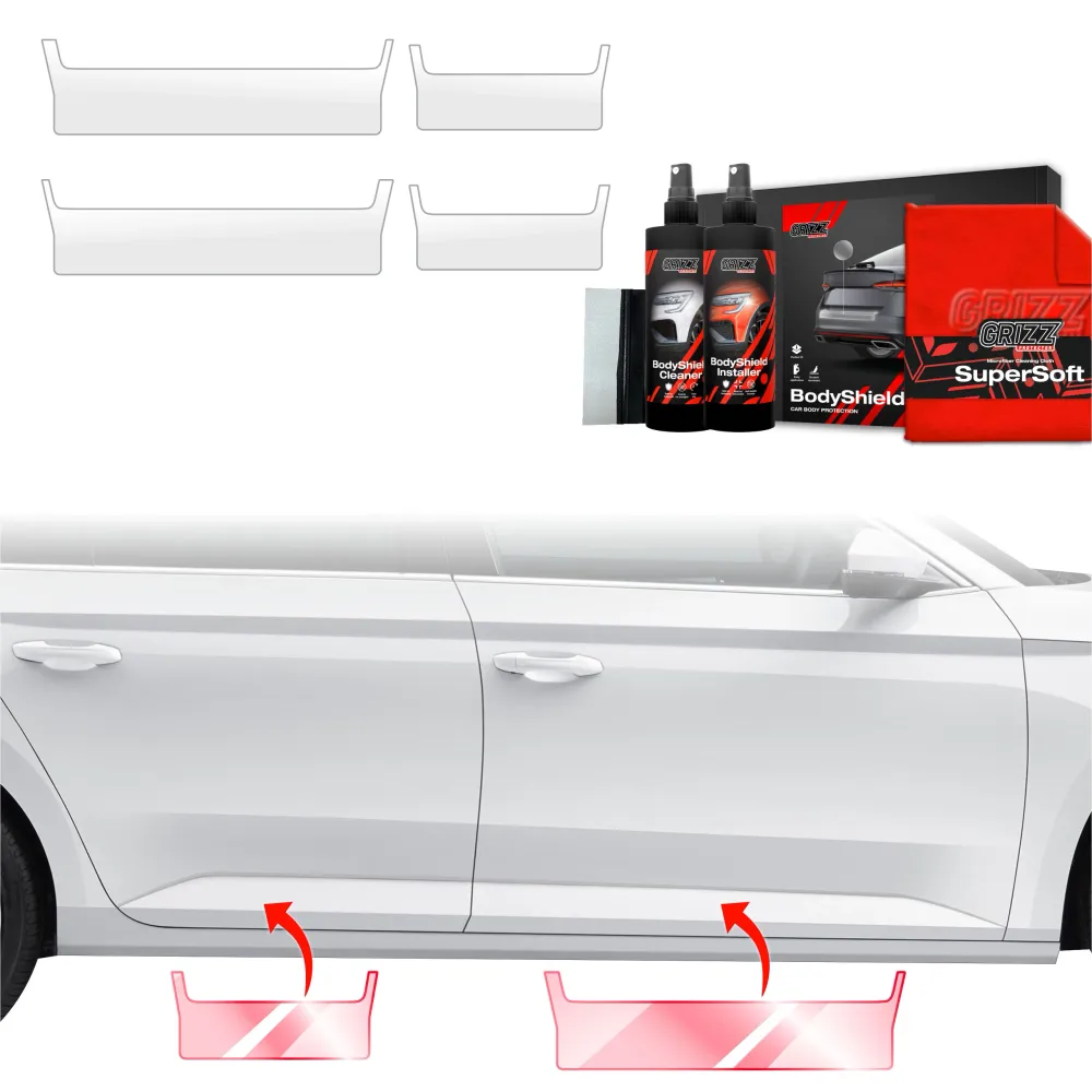 4w1 folia ochronna na progi - Skoda Superb 3 Combi (2015-2019)
