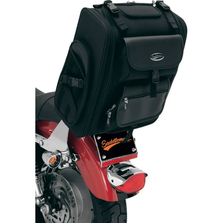 {{9ce01cfd1b224d3681149458b338e7e93}} Torba motocyklowa S2200E z możliwością powiększenia, montowana na oparciu