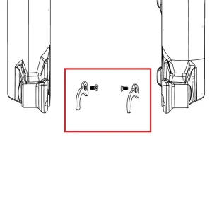 Adapter piasty ROCKSHOX ENDCAP 31>21mm PIKE C1/LYRIK D1/ZEB A2 FLIGHT ATTENDANT (2023+)