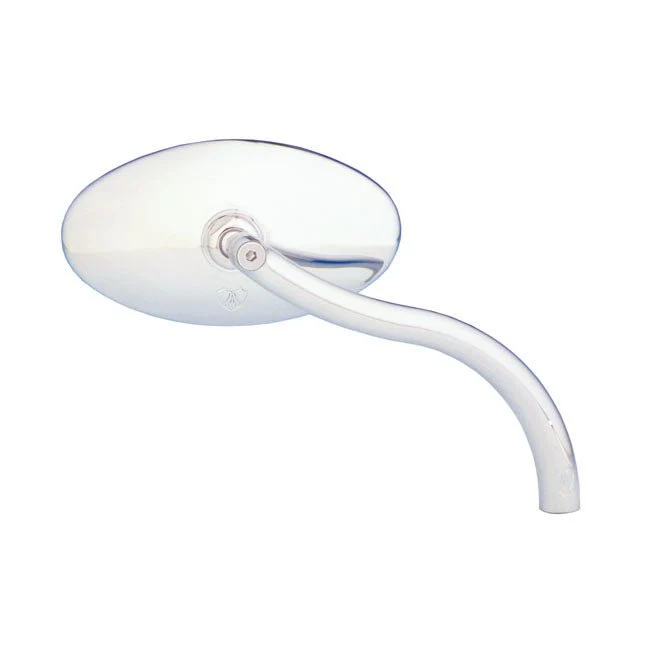 Arlen Ness Odlewane lusterko motocyklowe Cateye Chrome