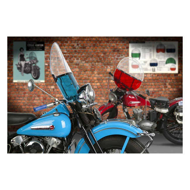 NC Beaded Lower Windshield Red Knucklehead 36-47; Panhead 48