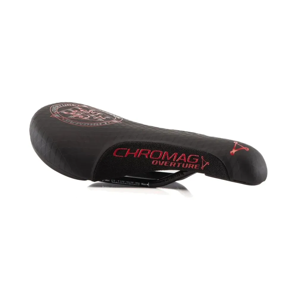CHROMAG OVERTURE Rails CrMo Saddle Black/Red