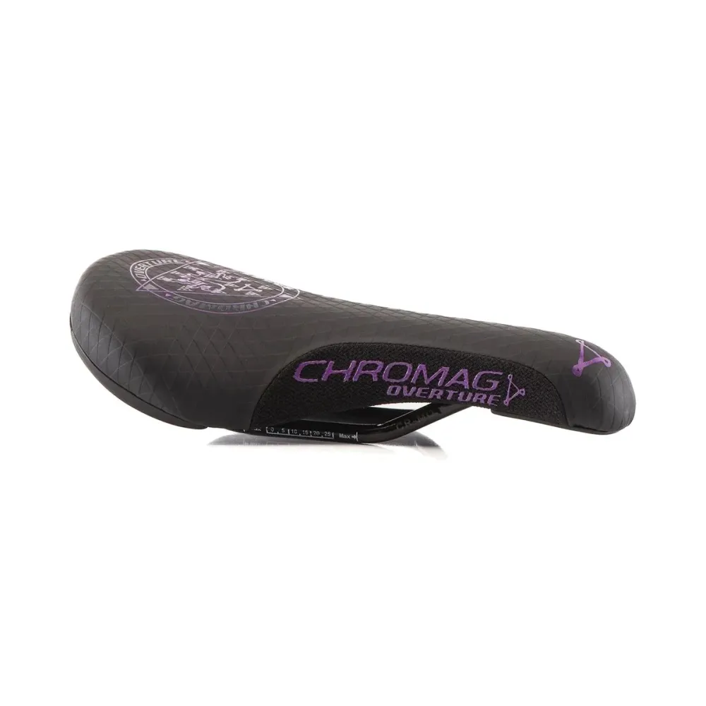 CHROMAG OVERTURE Rails CrMo Saddle Black/Violet