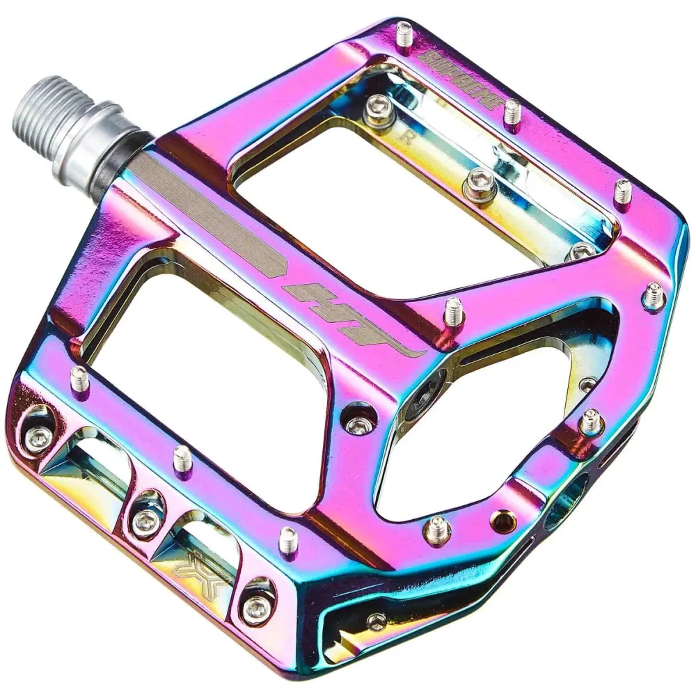 HT COMPONENTS ANS10 SUPREME Płaskie pedały Petroleum