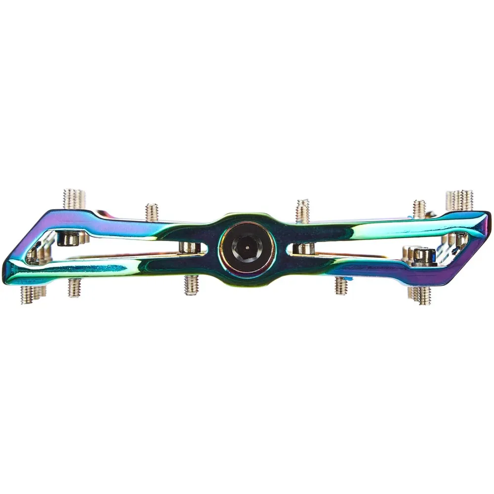HT COMPONENTS ANS10 SUPREME Płaskie pedały Petroleum