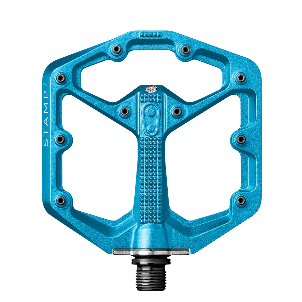 CRANKBROTHERS STAMP 7 Małe płaskie pedały Niebieski