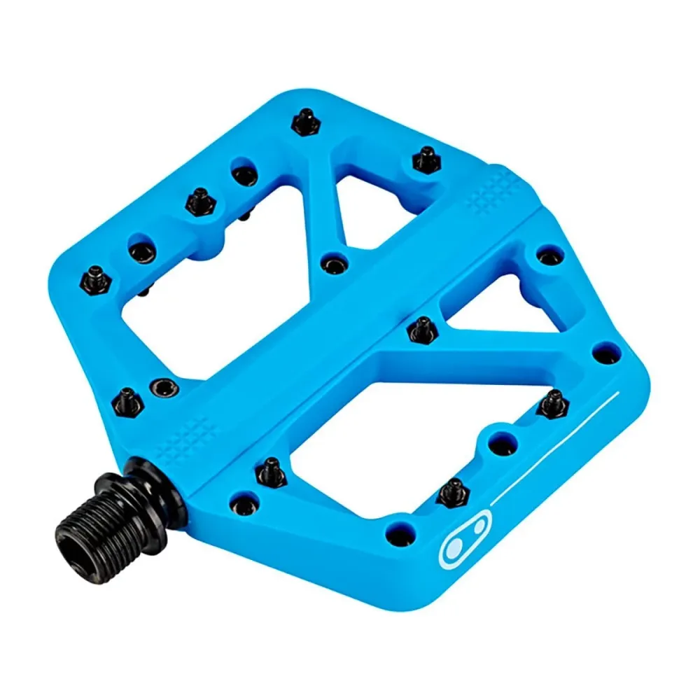 CRANKBROTHERS STAMP 1 Małe płaskie pedały Niebieski