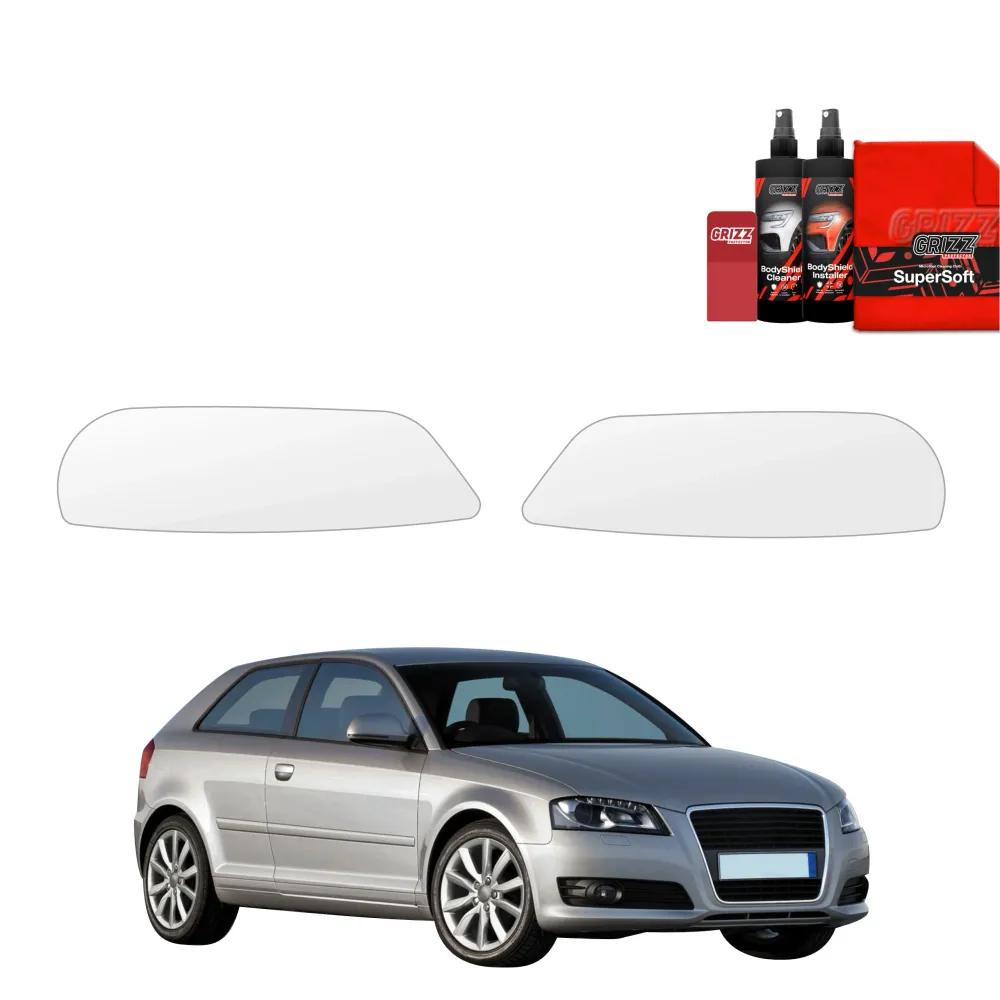 Folia ochronna 2w1 na reflektory - Audi A3 8P Hatchback 3D Facelift (2008-2013)
