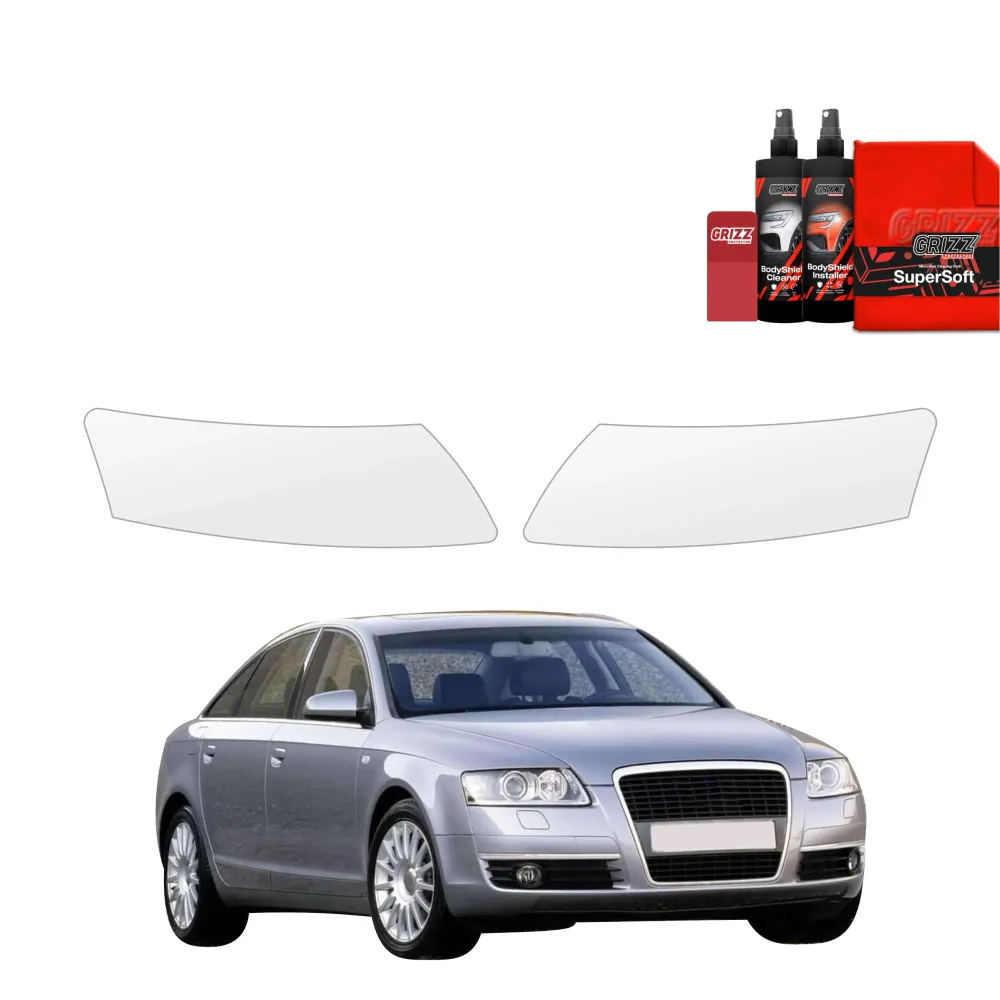Folia ochronna 2w1 na reflektory - Audi A6 C6 Sedan 4D (2004-2008)