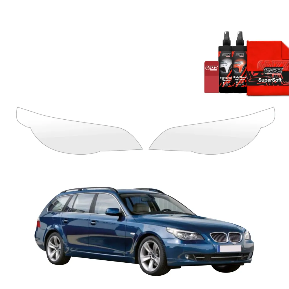Folia ochronna 2w1 na reflektory - BMW 5 E61 Kombi LCI (2007-2010)