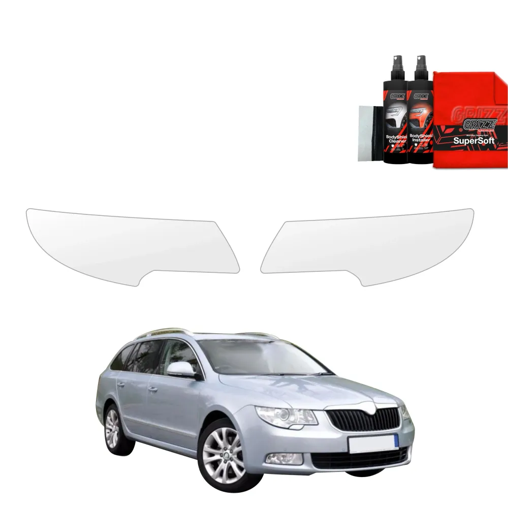 Folia ochronna 2w1 na reflektory - Skoda Superb 2 Sedan 4D (2008-2013)