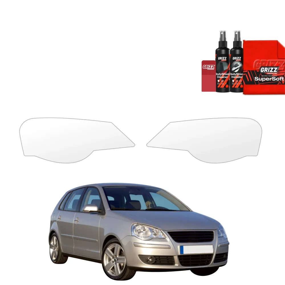 Folia ochronna 2w1 na reflektory - Volkswagen Polo Hatchback 5D (2001-2009)