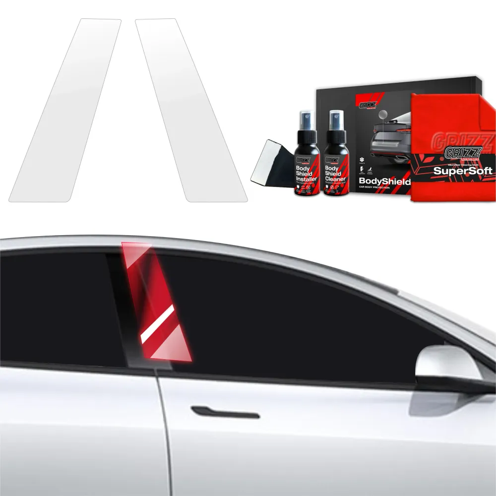 Folia ochronna 2w1 na słupek B - Tesla Model 3 (2021-2025)