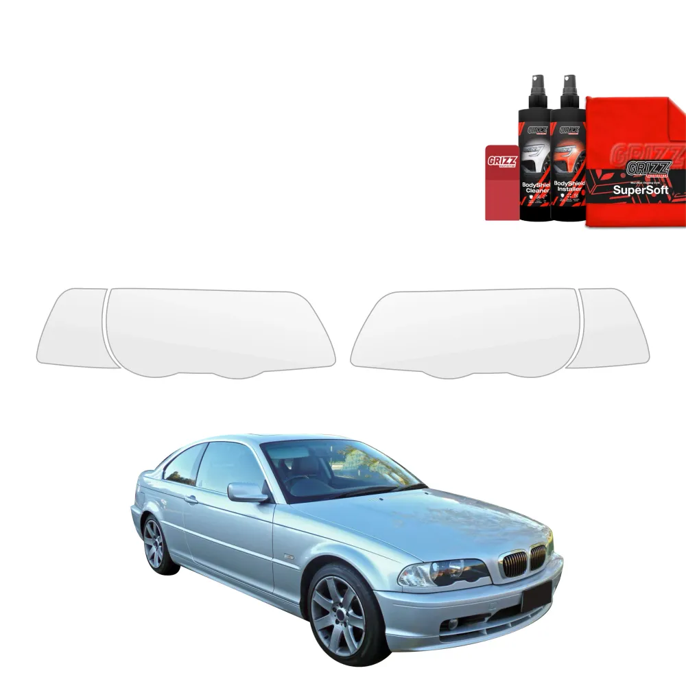 Folia ochronna 4w1 na reflektory - BMW 3 E46 Coupe Pre-LCI (1999-2002)