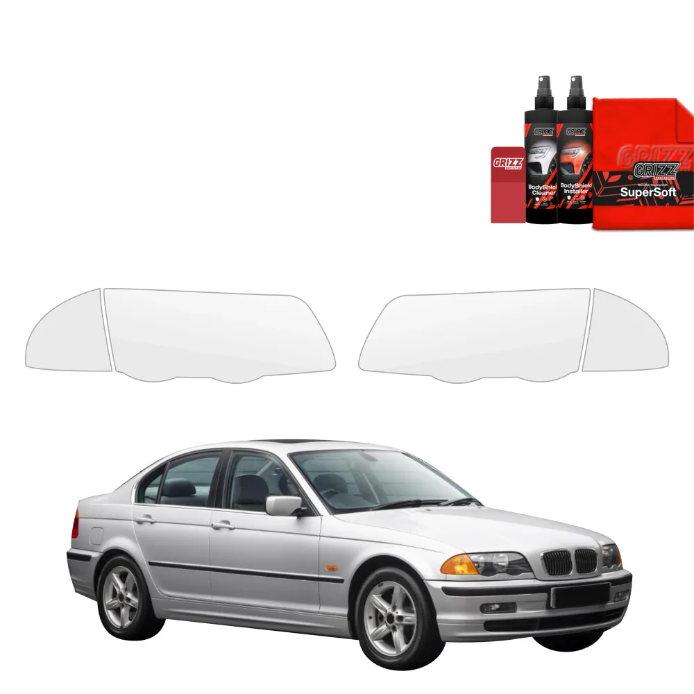 Folia ochronna 4w1 na reflektory - BMW 3 E46 Sedan Pre-LCI (1998-2001)