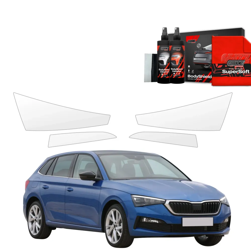 Folia ochronna 4w1 na reflektory - Skoda Scala (2019-2023)