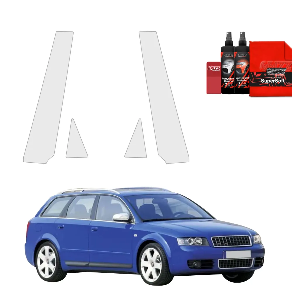 Folia ochronna 4w1 na słupki B-C - Audi A4 B6 Avant (2000-2006)