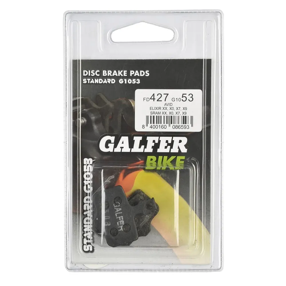 GALFER PERFORMANCE Półmetaliczne klocki hamulcowe Avid/Sram Elixir / XX / X0 / DB / Level / Level T / Level TL