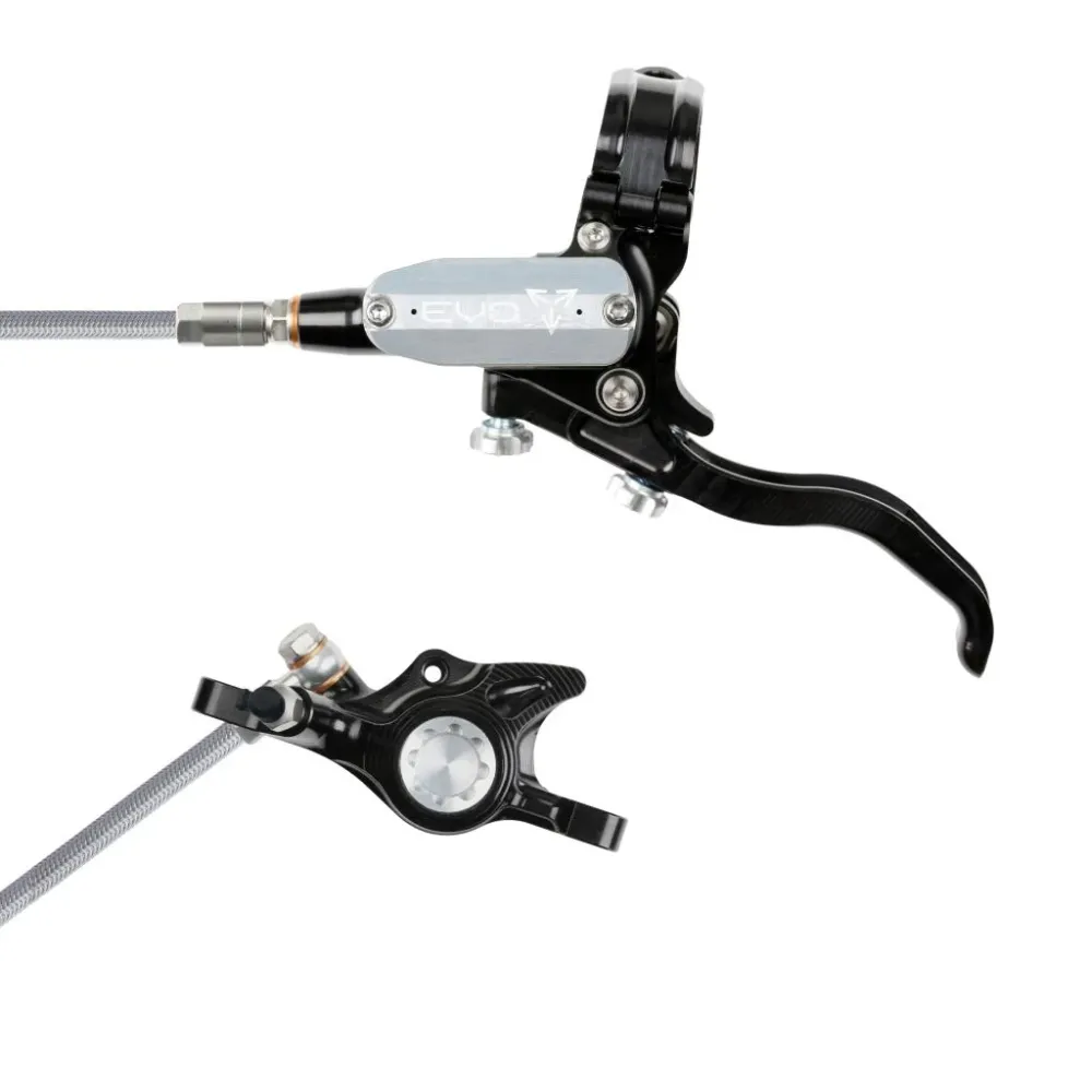 Hamulec przedni HOPE TECH 4 EVO X2 PM Aviation czarny/srebrny