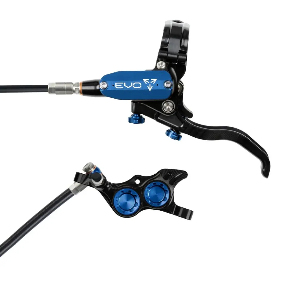 Hamulec przedni HOPE TECH 4 EVO TR4 czarny/niebieski