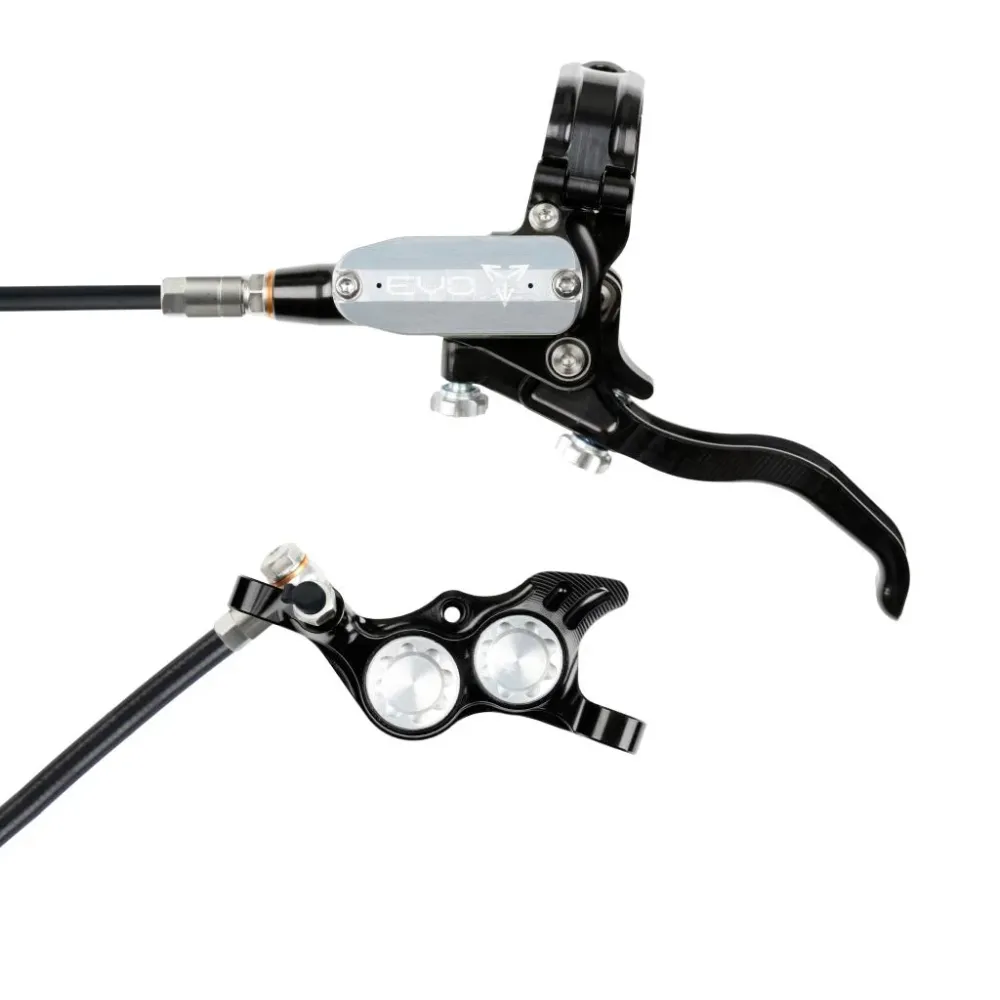 Hamulec przedni HOPE TECH 4 EVO TR4 czarny/srebrny