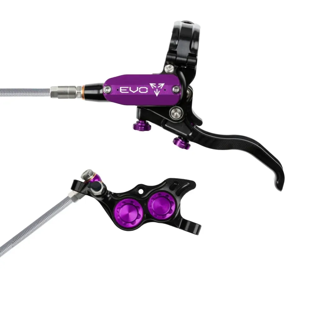 Hamulec przedni HOPE TECH 4 EVO TR4 Aviation czarny/fioletowy