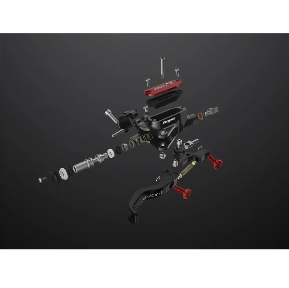 Hamulec przedni HOPE TECH 4 EVO TR4 czarny/dymny