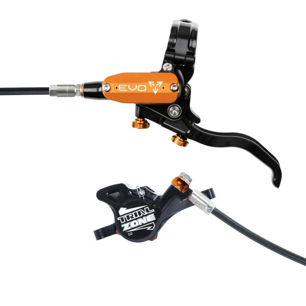 Hamulec przedni HOPE TECH 4 EVO TRIAL ZONE N9 pomarańczowy
