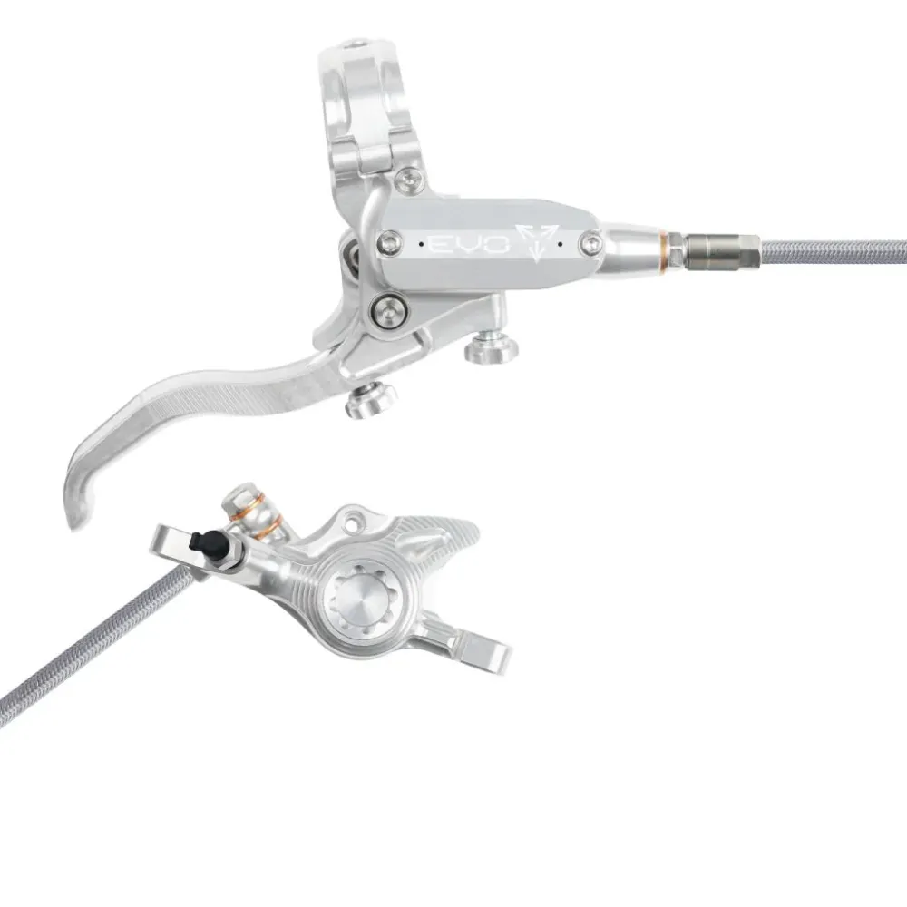 Hamulec tylny HOPE TECH 4 EVO X2 PM Aviation srebrny/srebrny