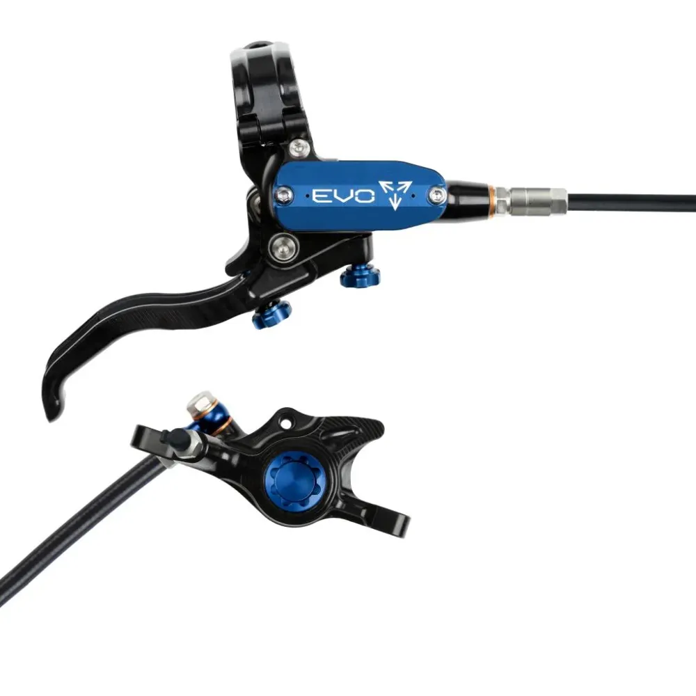 Hamulec tylny HOPE TECH 4 EVO X2 PM czarny/niebieski