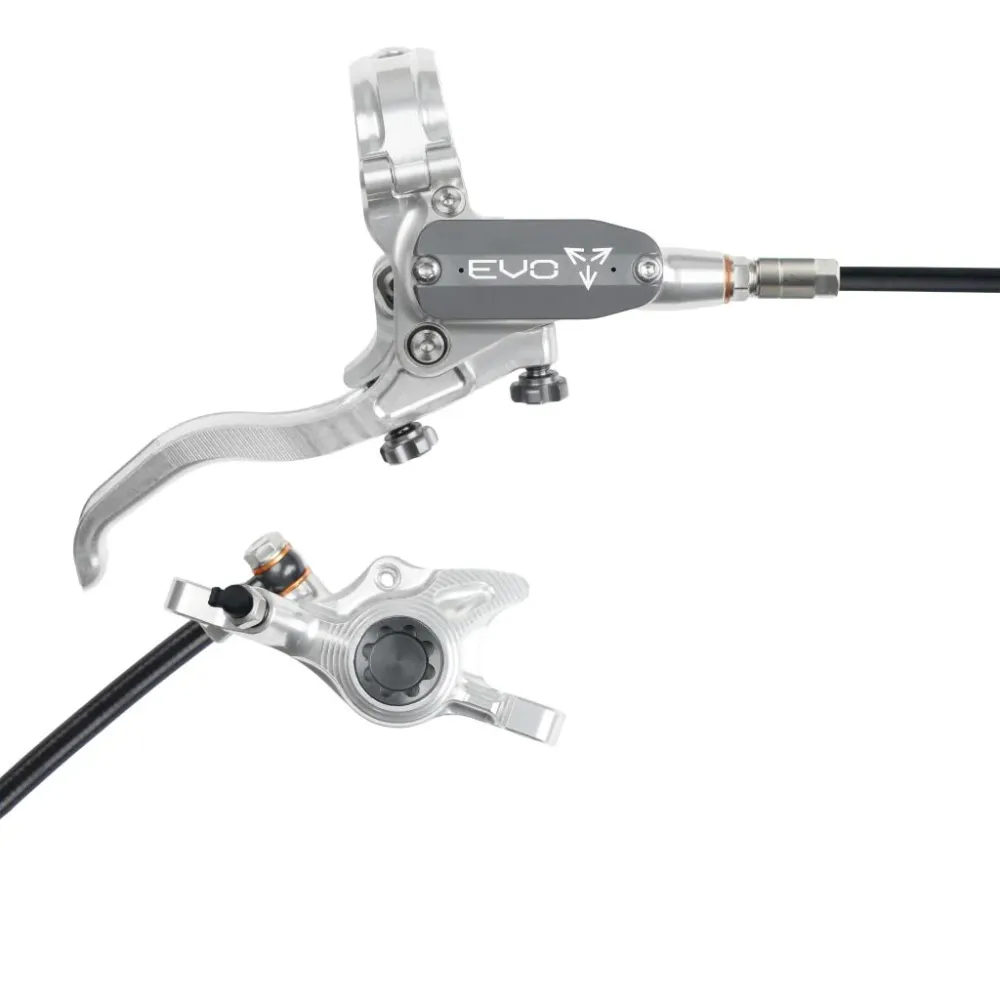 Hamulec tylny HOPE TECH 4 EVO X2 PM srebrny/dymny