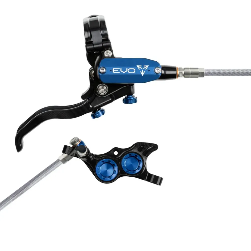 Hamulec tylny HOPE TECH 4 EVO TR4 Aviation czarny/niebieski