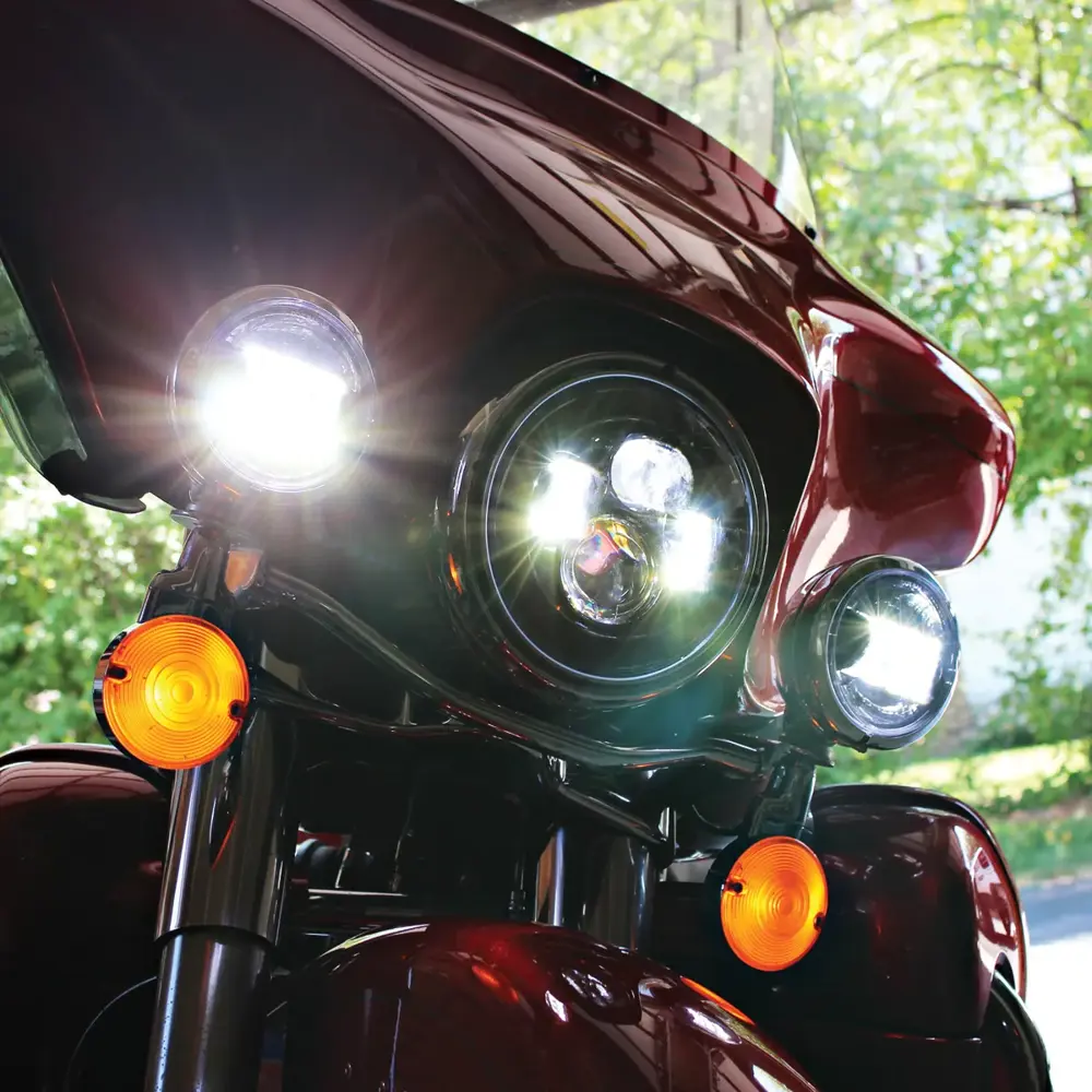 Jasne 4,5-calowe wkładki reflektorów LED do motocykli